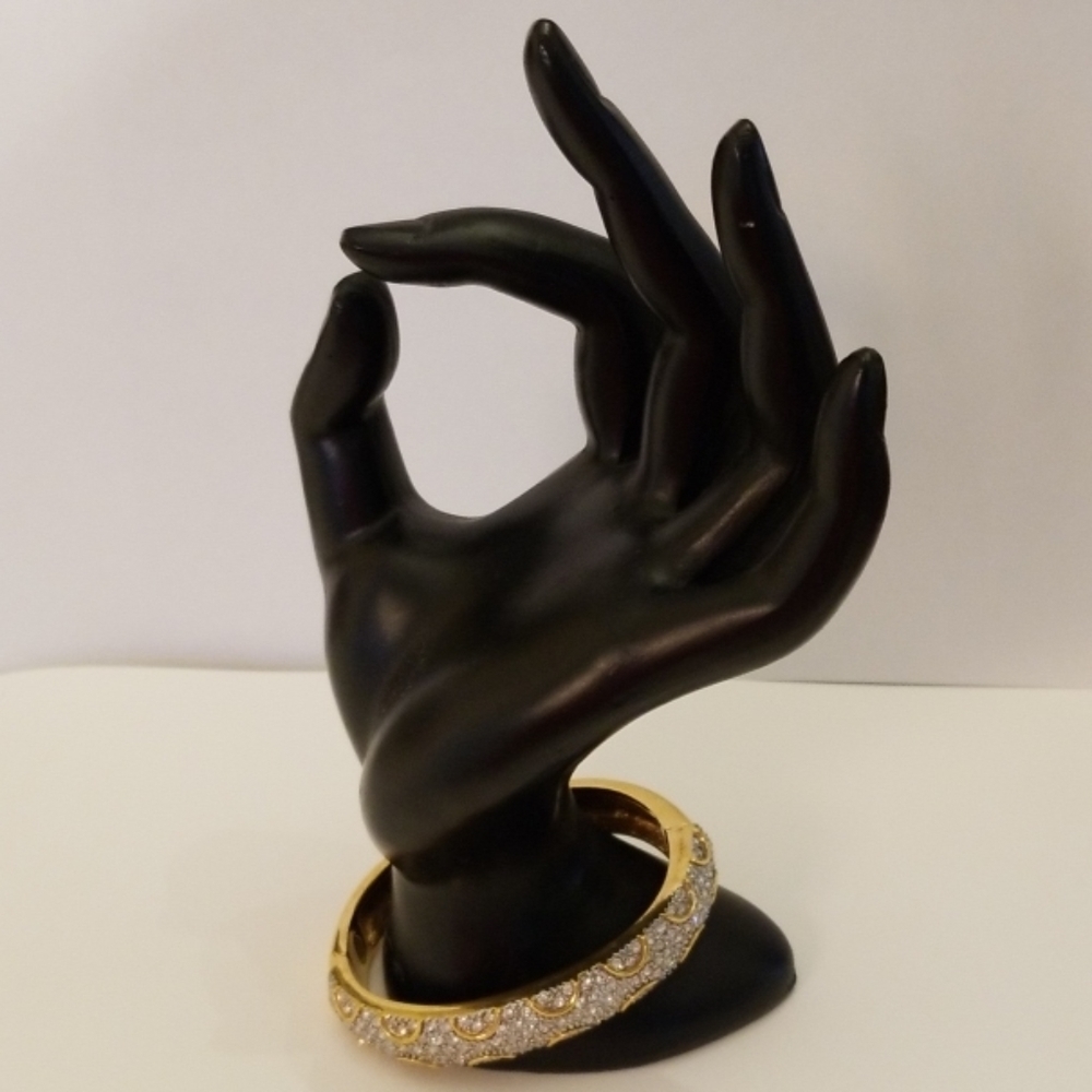 𝅺🎉Premier Designs gold bracelet with crystals - Picture 2 of 8